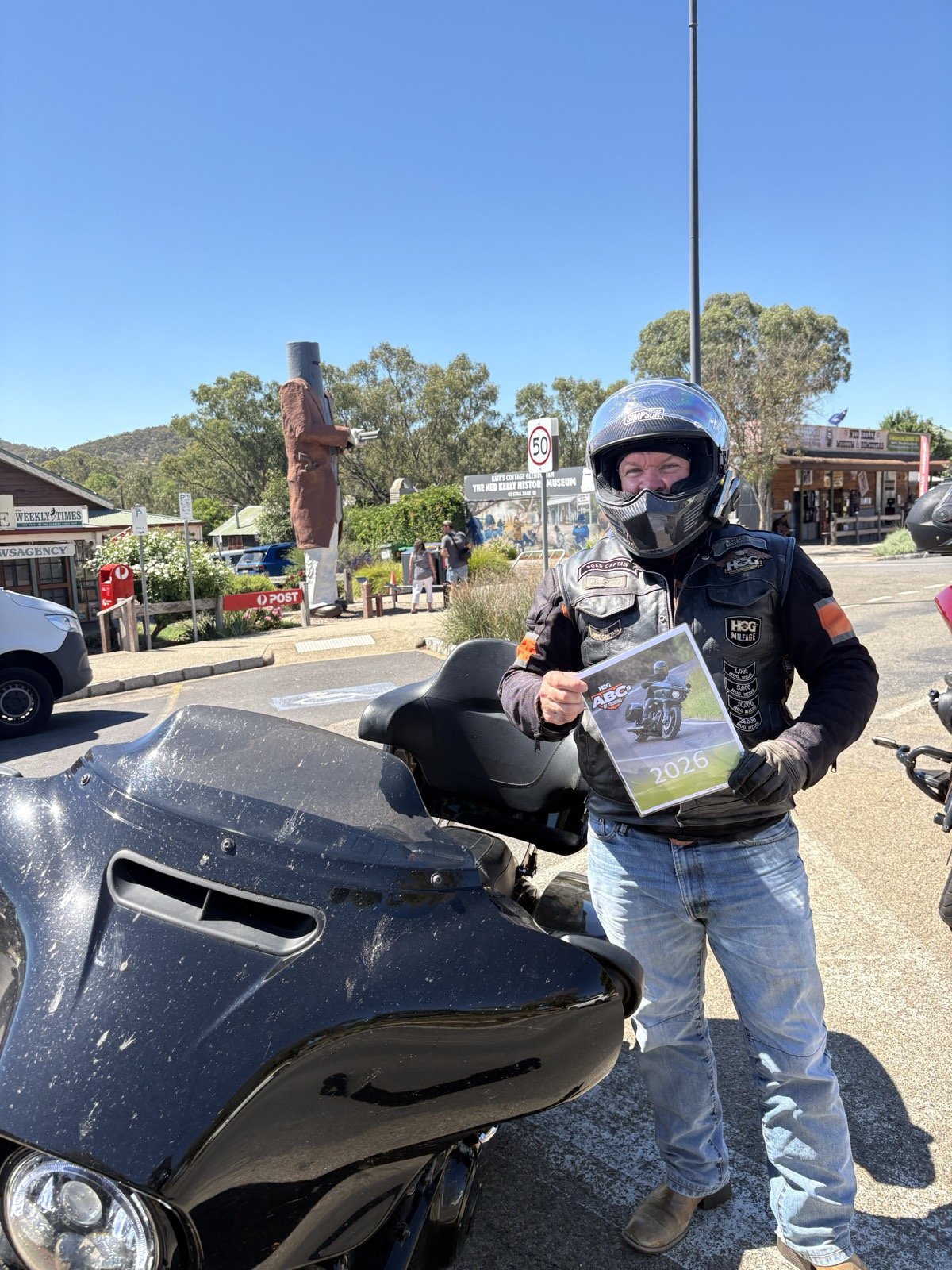 The big Ned Kelly at Glenrowan - another ABC Big Things stop in the bag