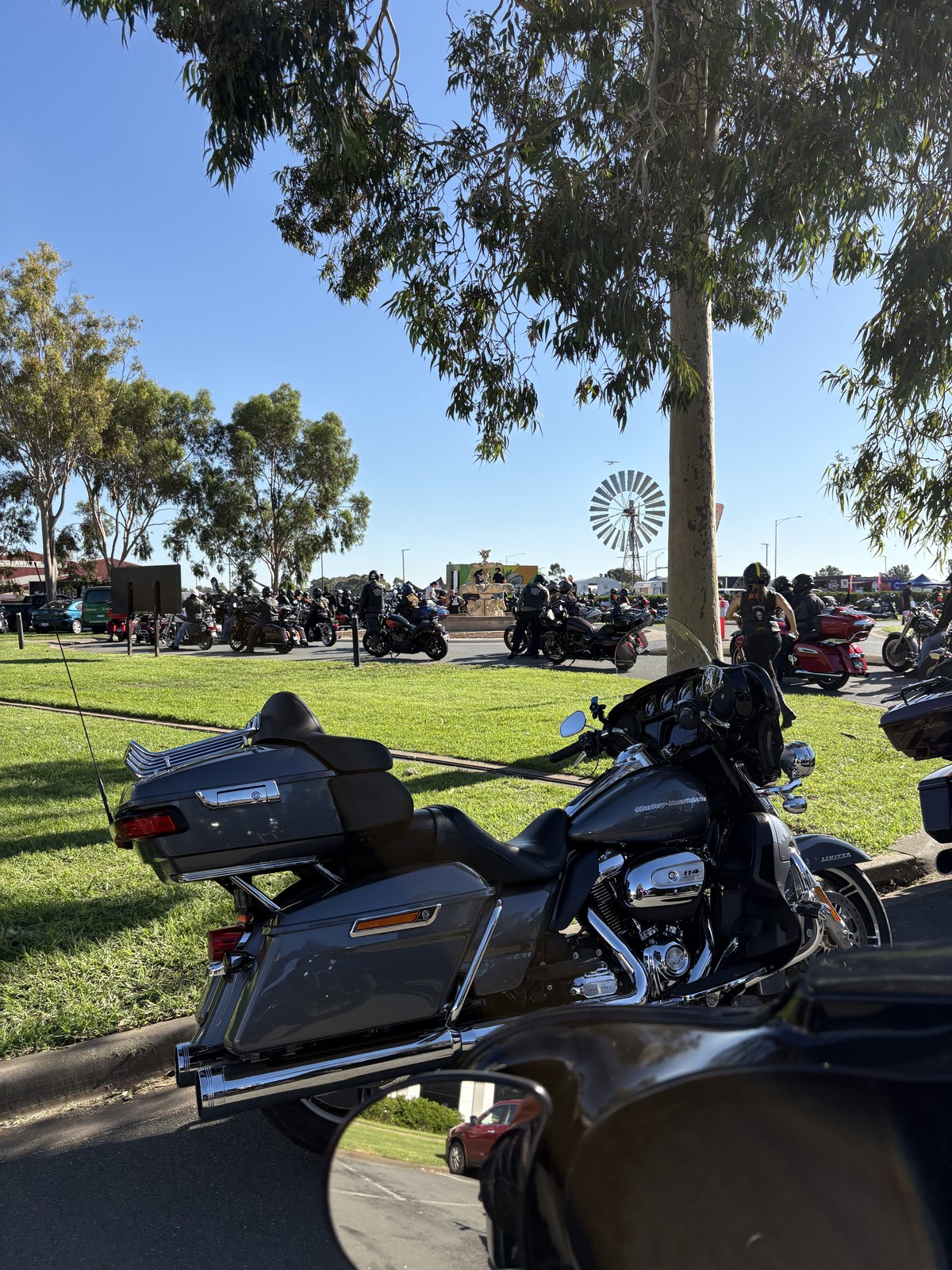Parked up at Rally HQ - MOVE, Shepparton