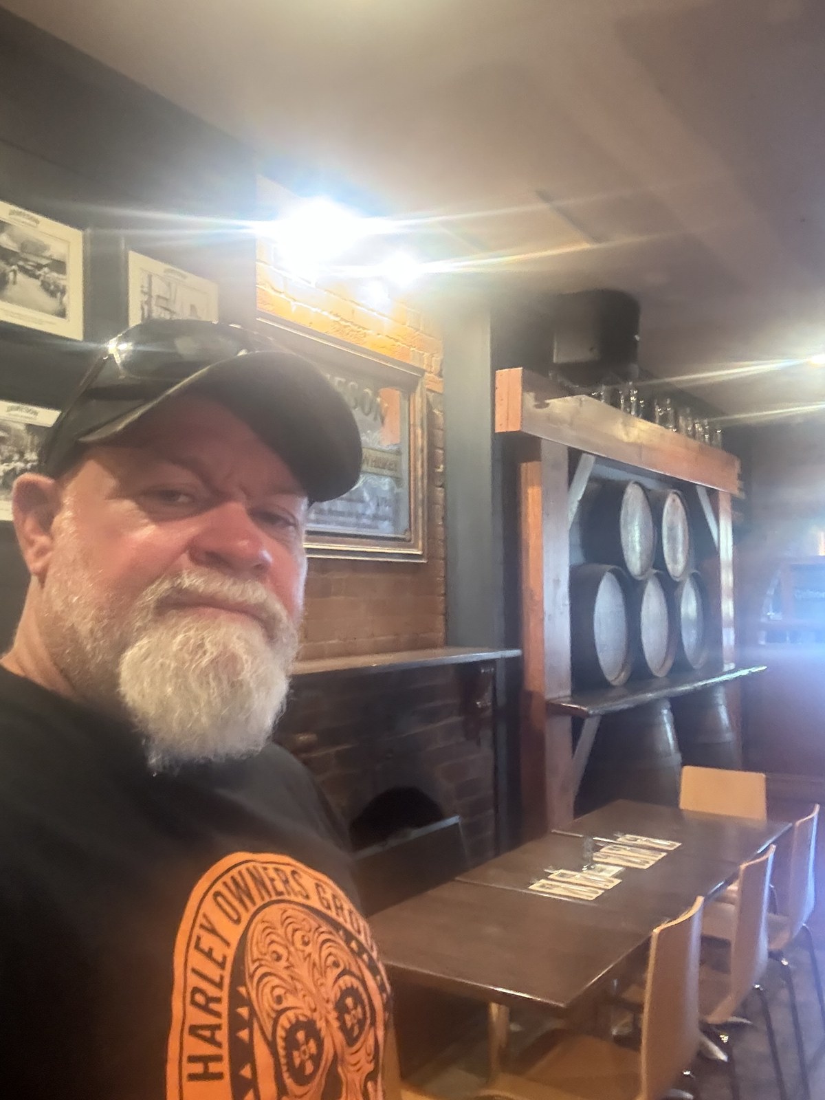 The barrel room - the old charm the Shamrock has held onto