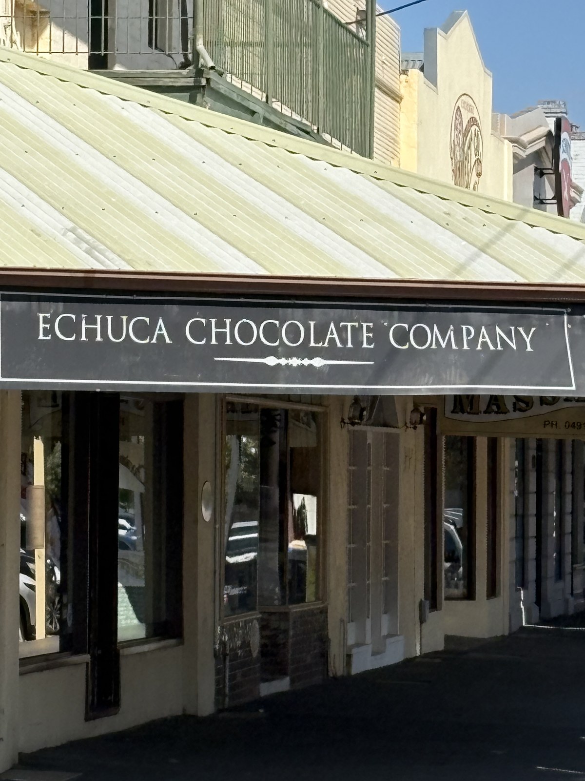 The Echuca Chocolate Company - the kind of main street that makes you slow down